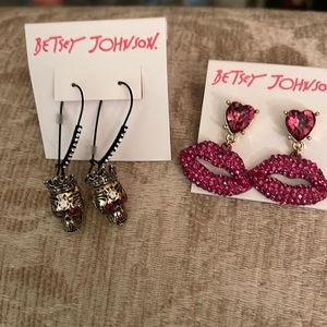 Betsey Johnson earrings